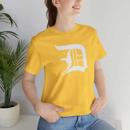 Detroit 'Old English D' T-Shirt | Unisex Standard