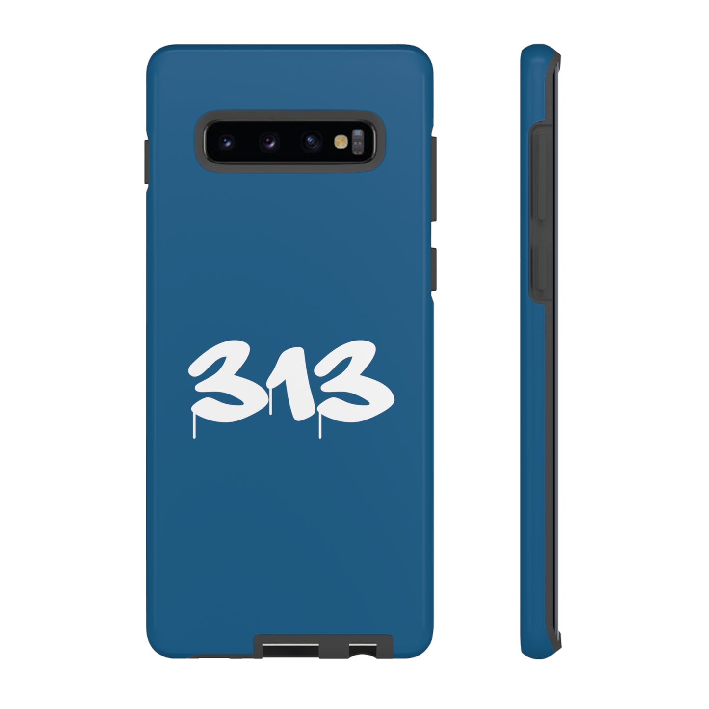 Detroit '313' Tough Phone Case (Blueberry Tag Font) | Samsung & Pixel Android