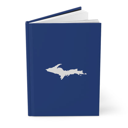 Michigan Upper Peninsula Hardcover Journal (Dearborn Blue w/ UP Outline) | Ruled - 150pgs