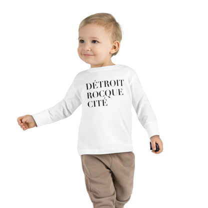 'Détroit Rocque Cité' T-Shirt | Toddler Long Sleeve