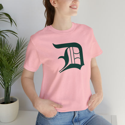 Detroit 'Old English D' T-Shirt (Laconic Green) | Unisex Standard