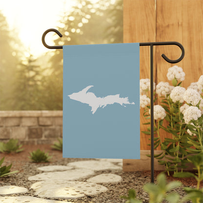 Michigan Upper Peninsula Home & Garden Flag (w/ UP Outline) | Opal Blue