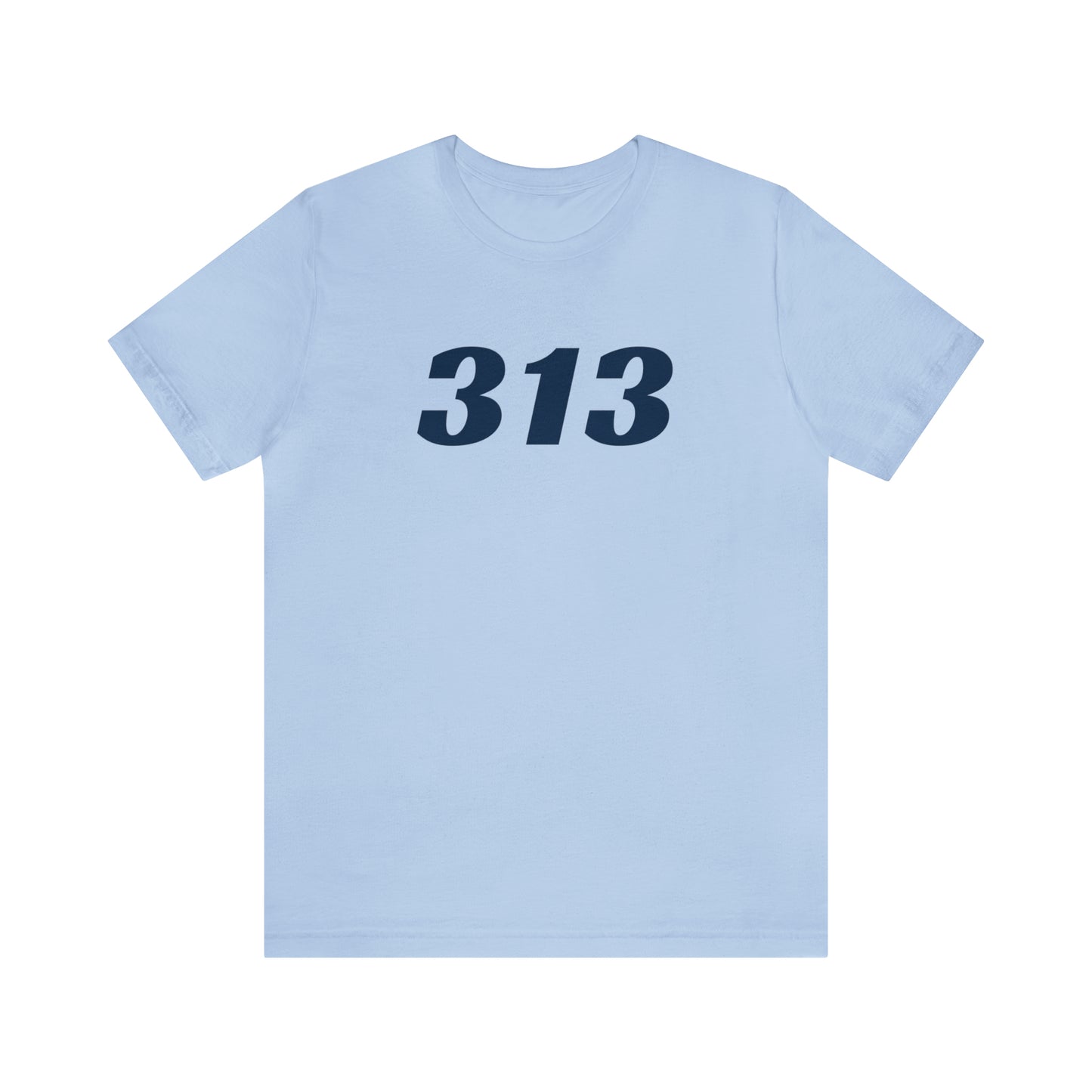 Detroit '313' T-Shirt (Racing Font) | Unisex Standard Fit