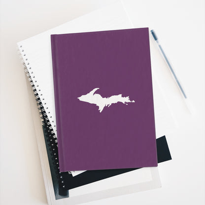 Michigan Upper Peninsula Blank Sketchbook (w/ UP Outline) | Plum