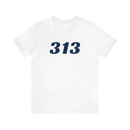 Detroit '313' T-Shirt (Racing Font) | Unisex Standard Fit