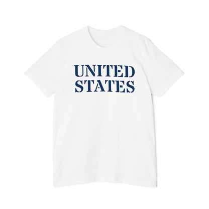 'United States' T-Shirt (Army Stencil Font) | Made in USA