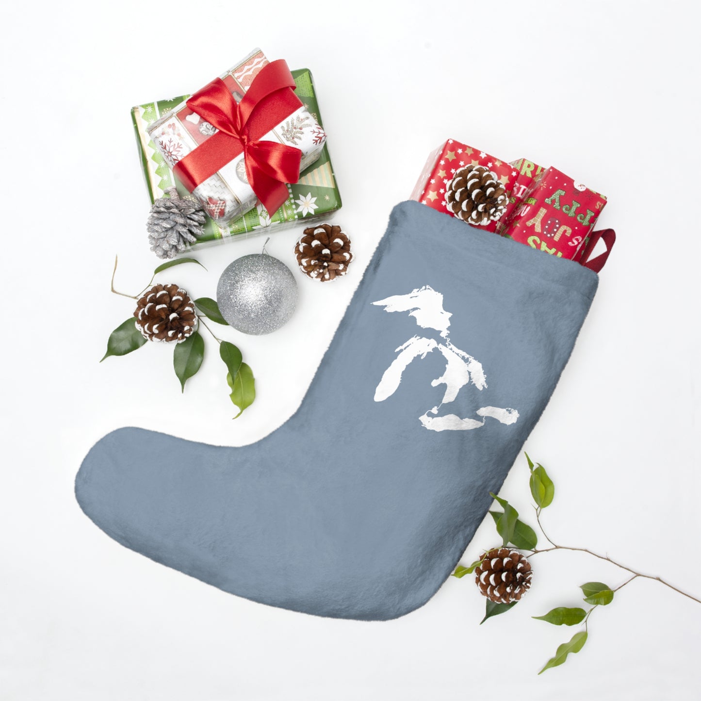 Great Lakes Christmas Stocking | B-24 Grey