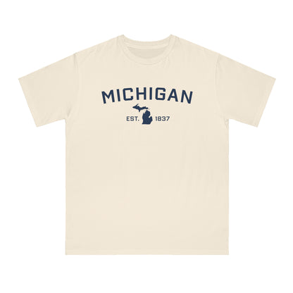 'Michigan EST 1837' T-Shirt | Unisex Organic