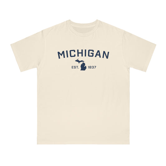 'Michigan EST 1837' T-Shirt | Unisex Organic