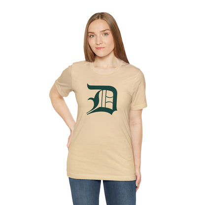 Detroit 'Old English D' T-Shirt (Laconic Green) | Unisex Standard