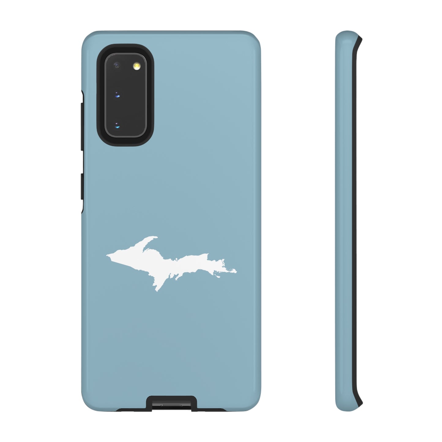 Michigan Upper Peninsula Tough Phone Case (Opal Color w/ UP Outline) | Samsung & Pixel Android