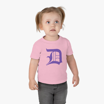 Detroit 'Old English D' Infant T-Shirt (Lake Iris) | Short Sleeve