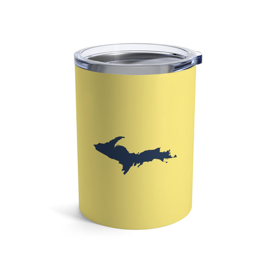 Michigan Upper Peninsula Tumbler (w/ UP Outline) | Cherry Yellow - 10oz