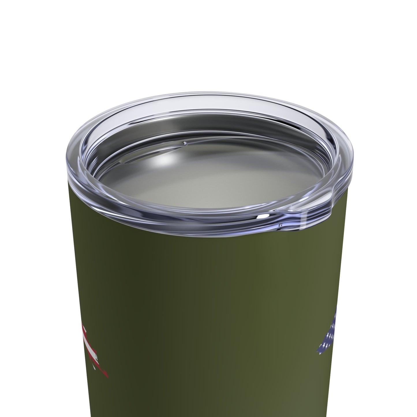 Michigan Upper Peninsula Tumbler (w/ UP USA Flag) | Army Green - 10oz