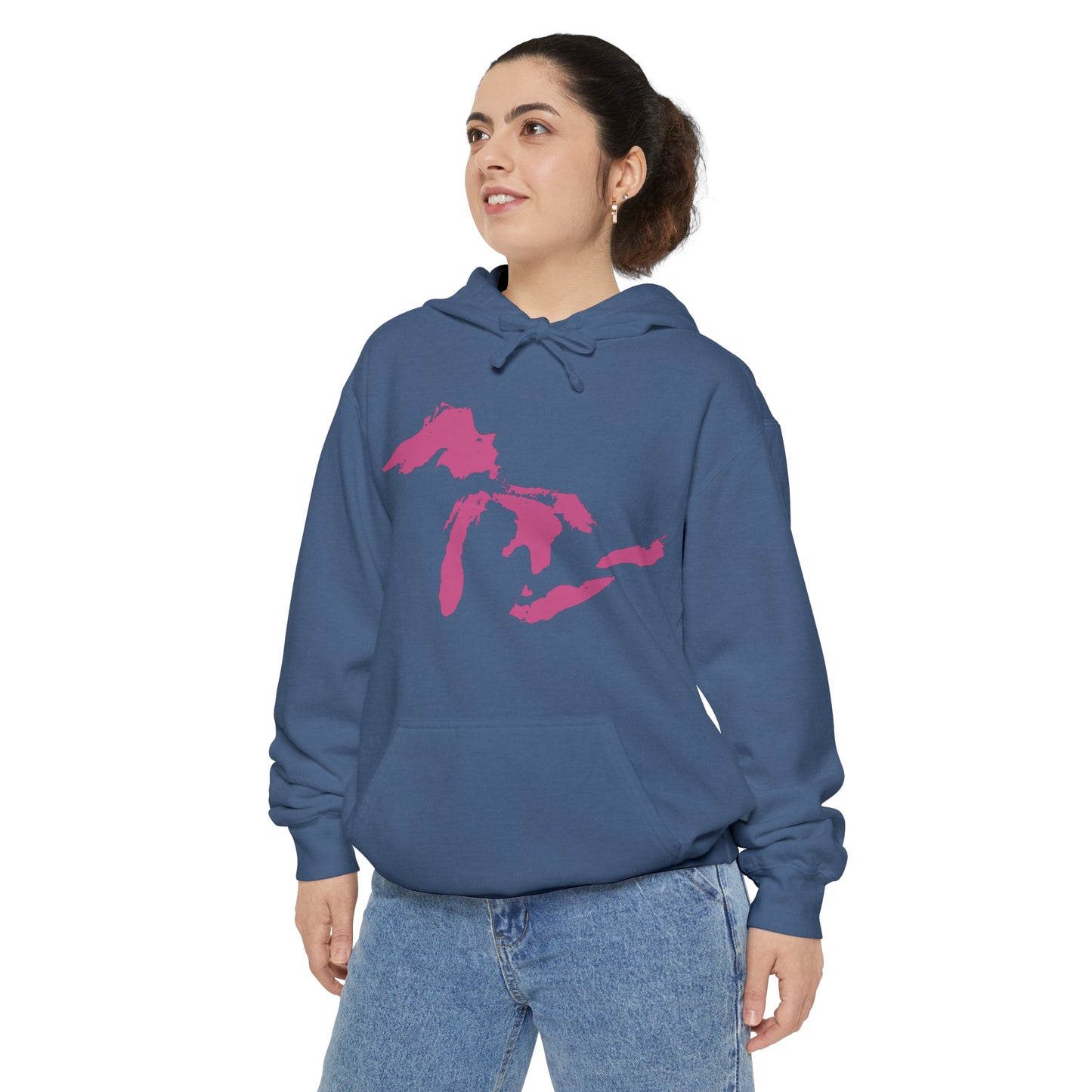 Great Lakes Hoodie (Apple Blossom Pink) | Unisex Garment-Dyed