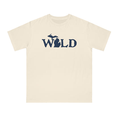 Michigan 'Wild' T-Shirt (Woodcut Font) | Unisex Organic