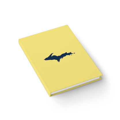 Michigan Upper Peninsula Blank Sketchbook (w/ UP Outline) | Cherry Yellow