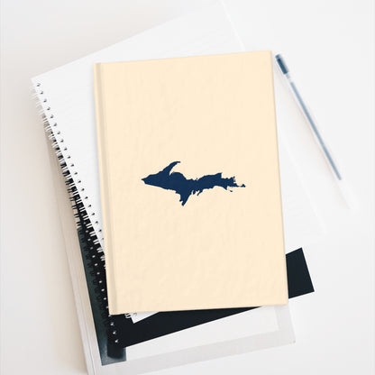 Michigan Upper Peninsula Blank Sketchbook (w/ UP Outline) | Champagne White