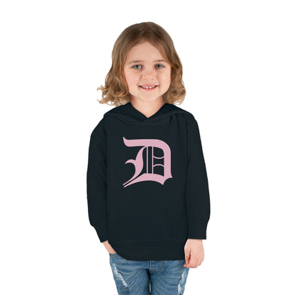 Detroit 'Old English D' Hoodie (Pink) | Unisex Toddler