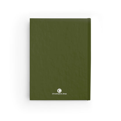 Michigan Upper Peninsula Blank Sketchbook (w/ UP Outline) | Army Green