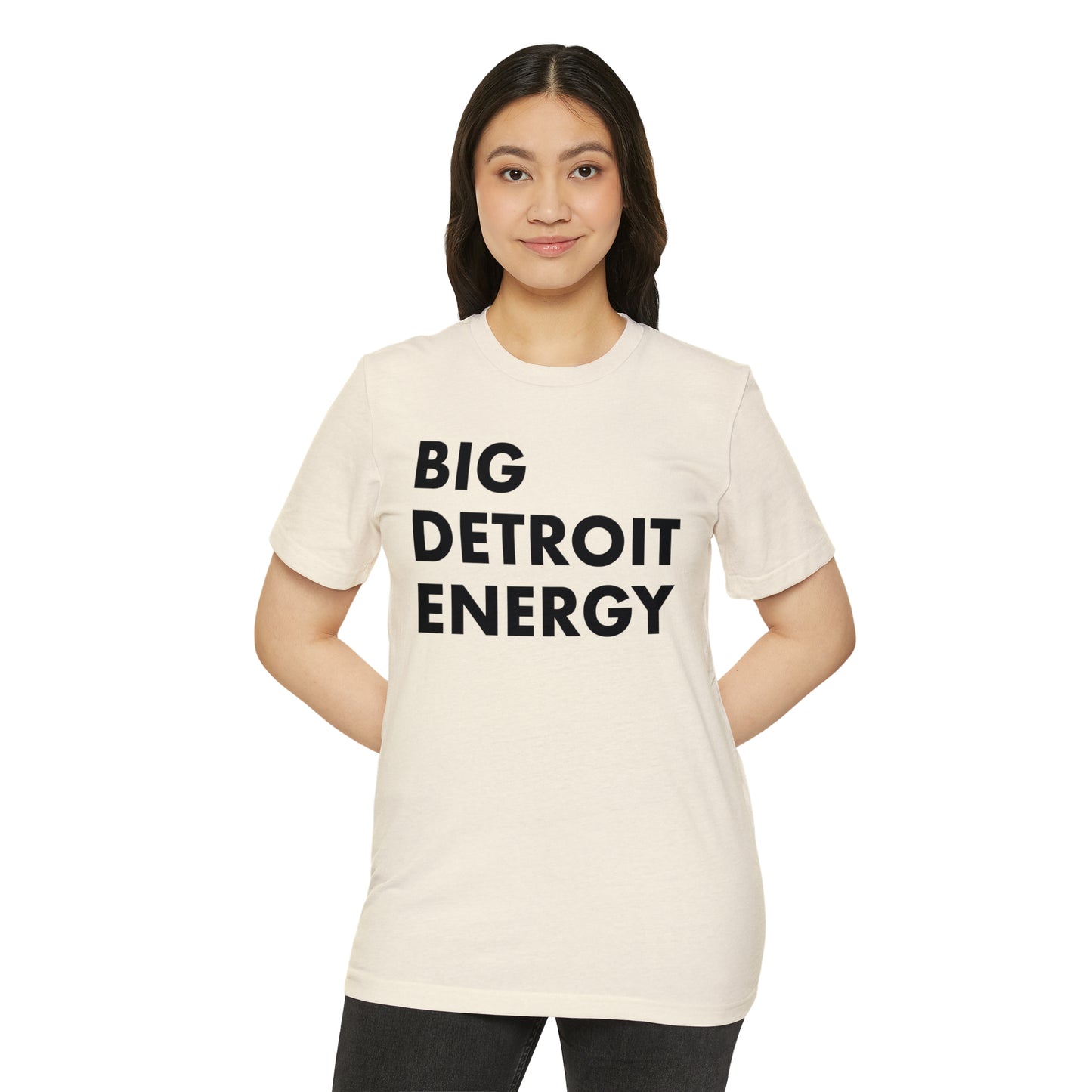 'Big Detroit Energy' T-Shirt | Unisex Recycled Organic