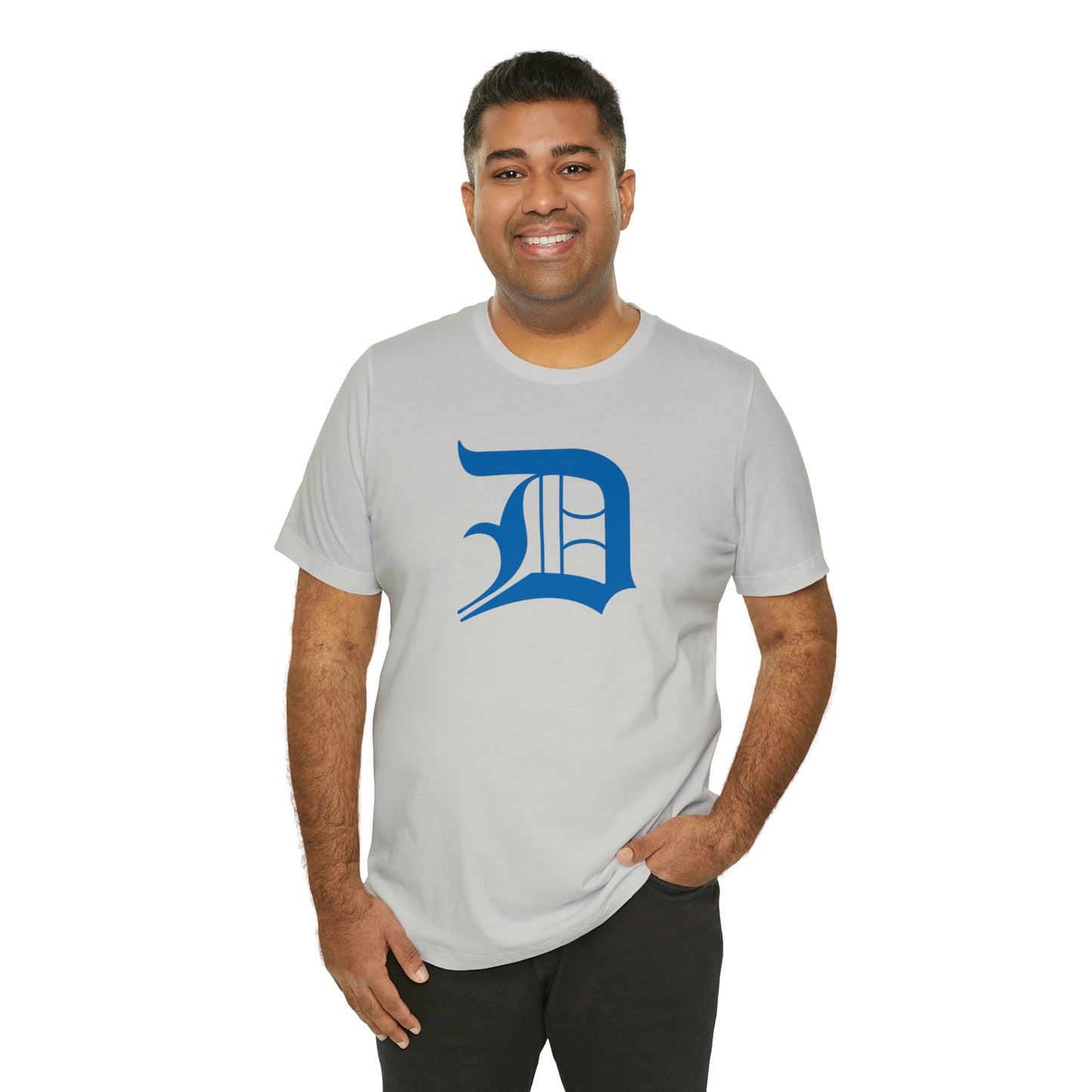 Detroit 'Old English D' T-Shirt (Azure) | Unisex Standard