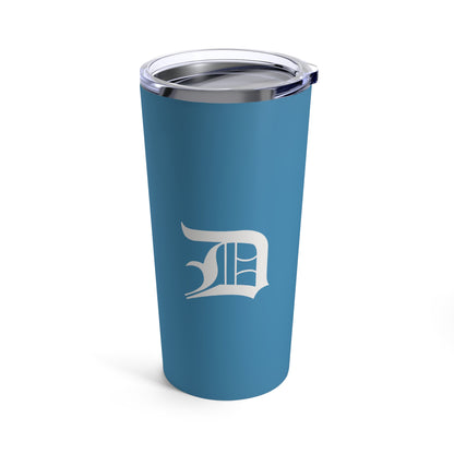 Detroit 'Old English D' Tumbler | Lake Michigan Blue - 20oz