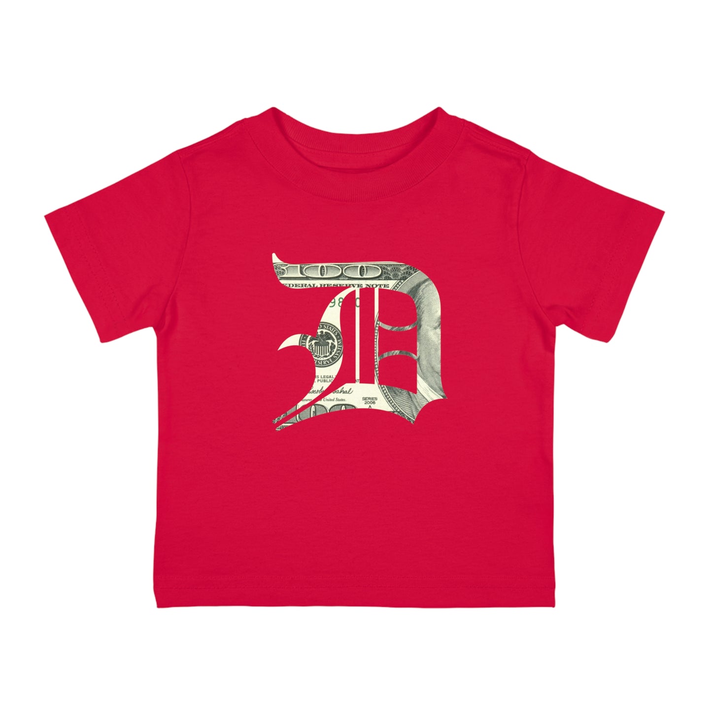 Detroit 'Old English D' Infant T-Shirt (Benjamins Edition) | Short Sleeve