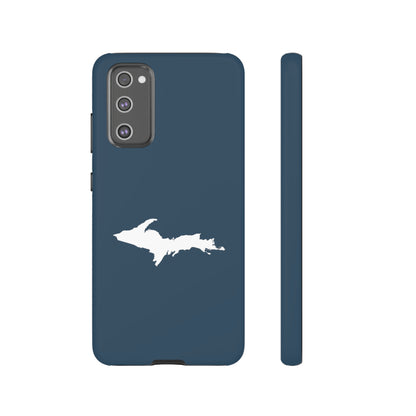 Michigan Upper Peninsula Tough Phone Case ('37 Caddie Cavalier Blue w/ UP Outline) | Samsung & Pixel Android