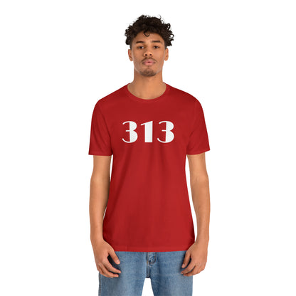 Detroit '313' T-Shirt (Art Deco Font) | Unisex Standard Fit