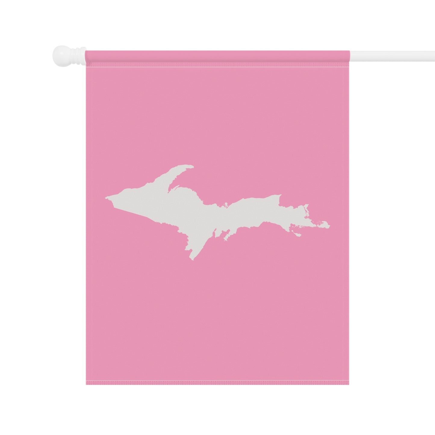 Michigan Upper Peninsula Home & Garden Flag (w/ UP Outline) | '67 Caddie Pink