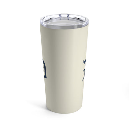 Detroit 'Old English D' Tumbler | Ivory White - 20oz