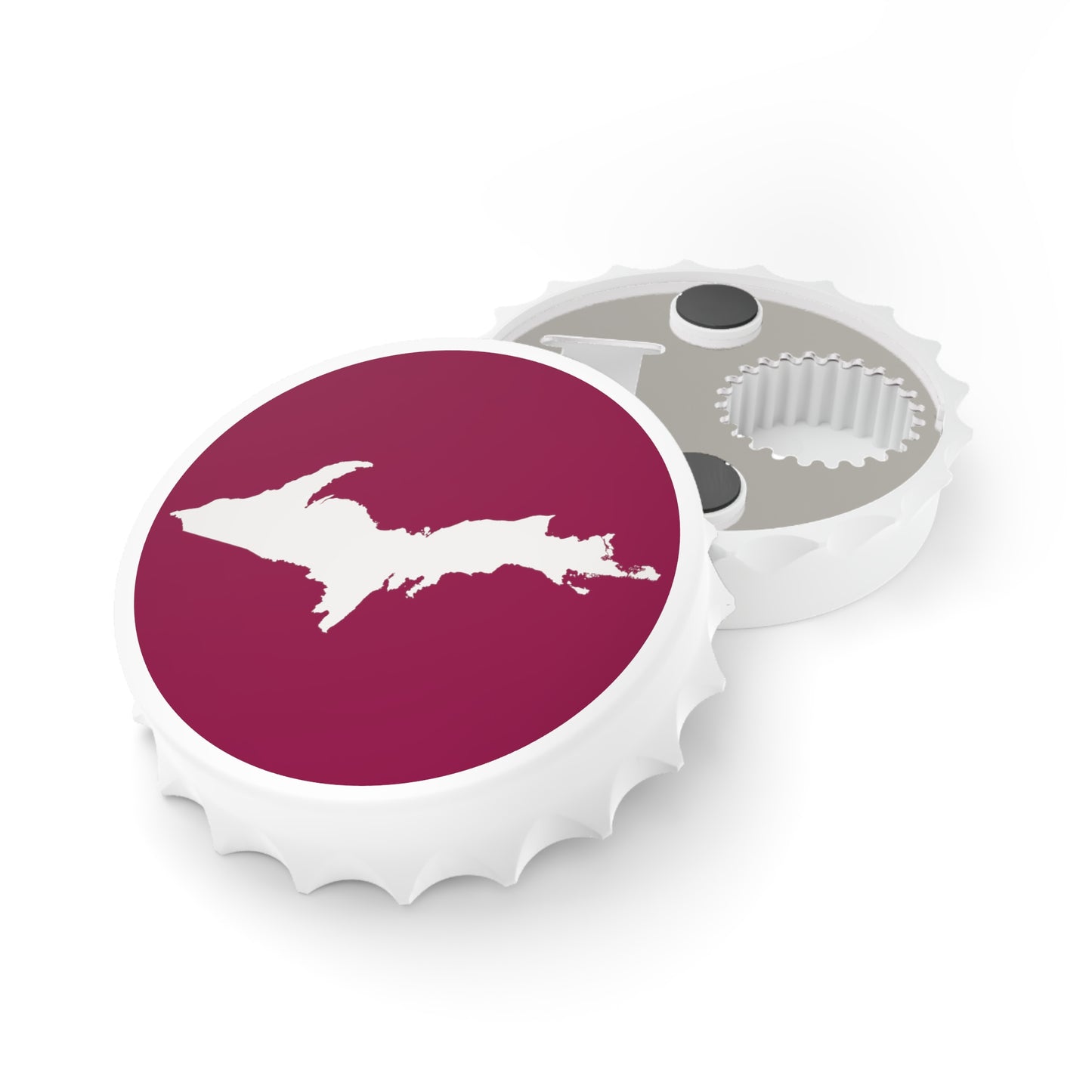 Michigan Upper Peninsula Bottle Opener (w/ UP Outline) | Ruby Red