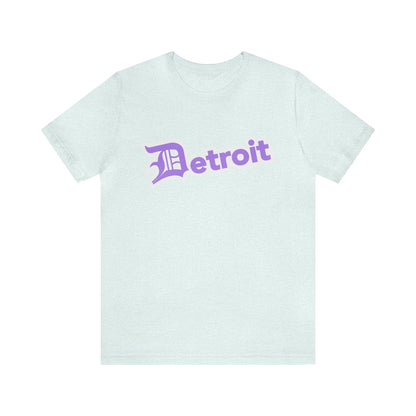 Detroit' T-Shirt (Lavender w/ Old English 'D') | Unisex Standard