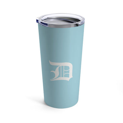 Detroit 'Old English D' Tumbler | '58 Caddie Blue - 20oz