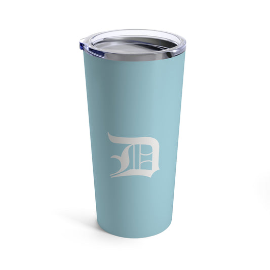 Detroit 'Old English D' Tumbler | '58 Caddie Blue - 20oz