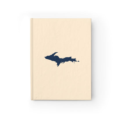 Michigan Upper Peninsula Blank Sketchbook (w/ UP Outline) | Champagne White