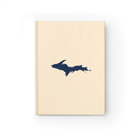 Michigan Upper Peninsula Blank Sketchbook (w/ UP Outline) | Champagne White