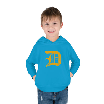 Detroit 'Old English D' Hoodie (Gold) | Unisex Toddler