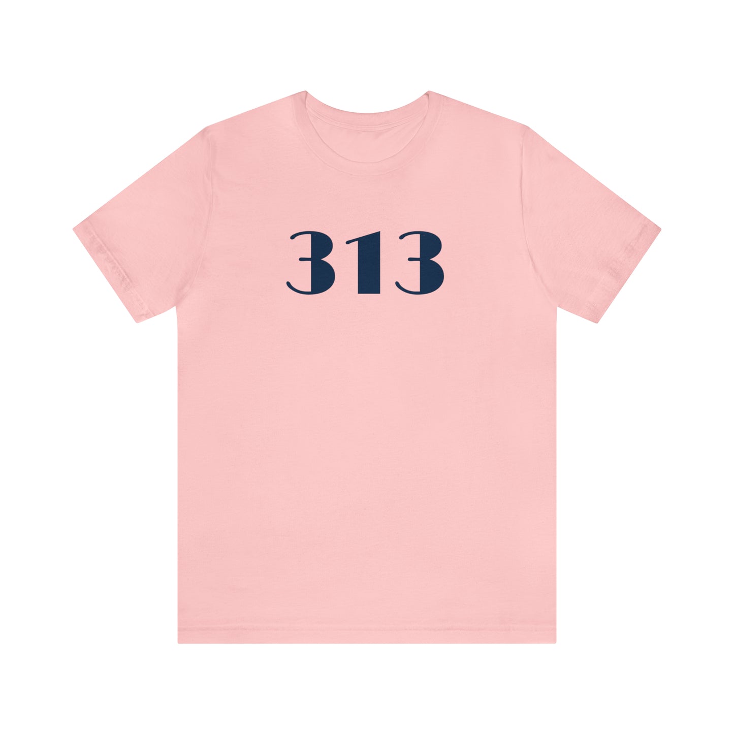 Detroit '313' T-Shirt (Art Deco Font) | Unisex Standard Fit