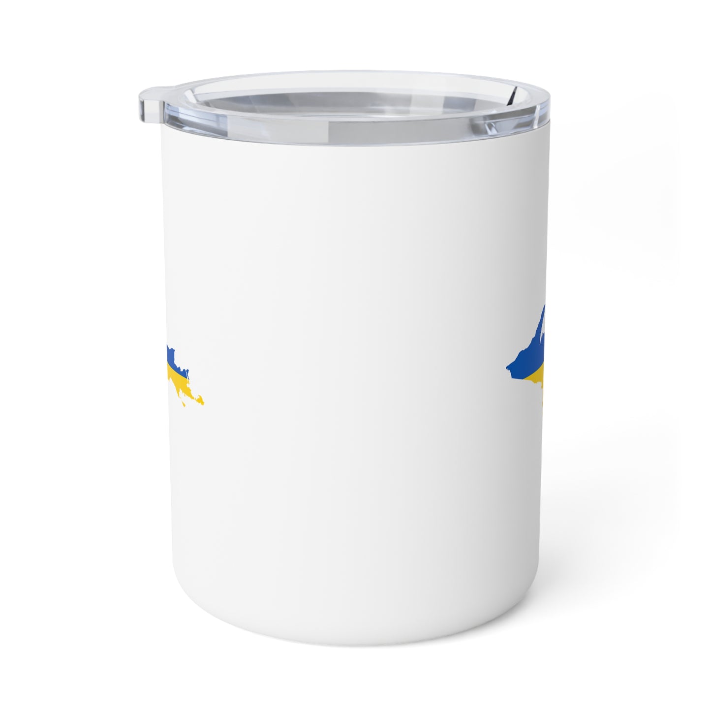 Michigan Upper Peninsula Insulated Mug (w/ UP Ukraine Flag) | 10oz