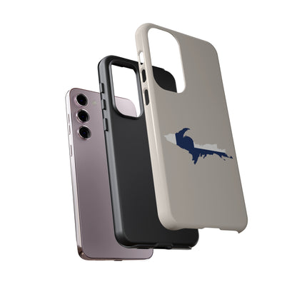 Michigan Upper Peninsula Tough Phone Case (w/ UP Finland Flag Outline) | Samsung & Pixel Android