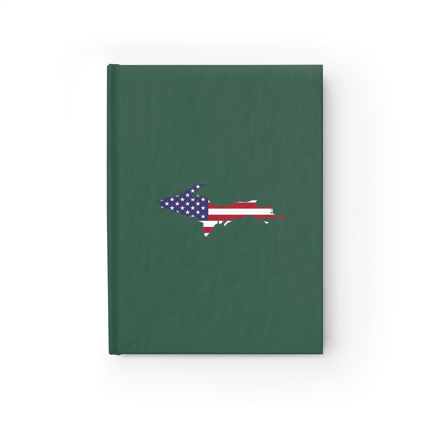 Michigan Upper Peninsula Blank Sketchbook (w/ UP USA Flag) | Ginger Ale Green