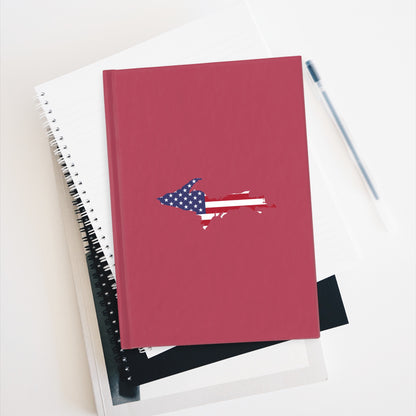 Michigan Upper Peninsula Blank Sketchbook (w/ UP USA Flag) | Popstar Pink