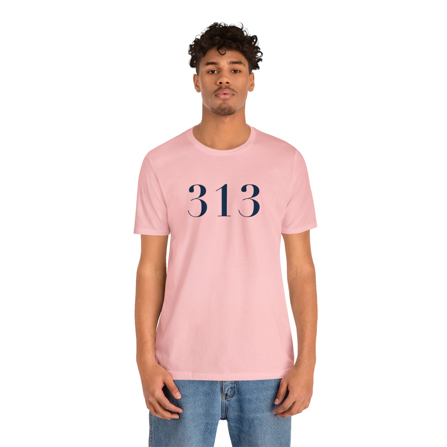 Detroit '313' T-Shirt (Didot Font) | Unisex Standard Fit