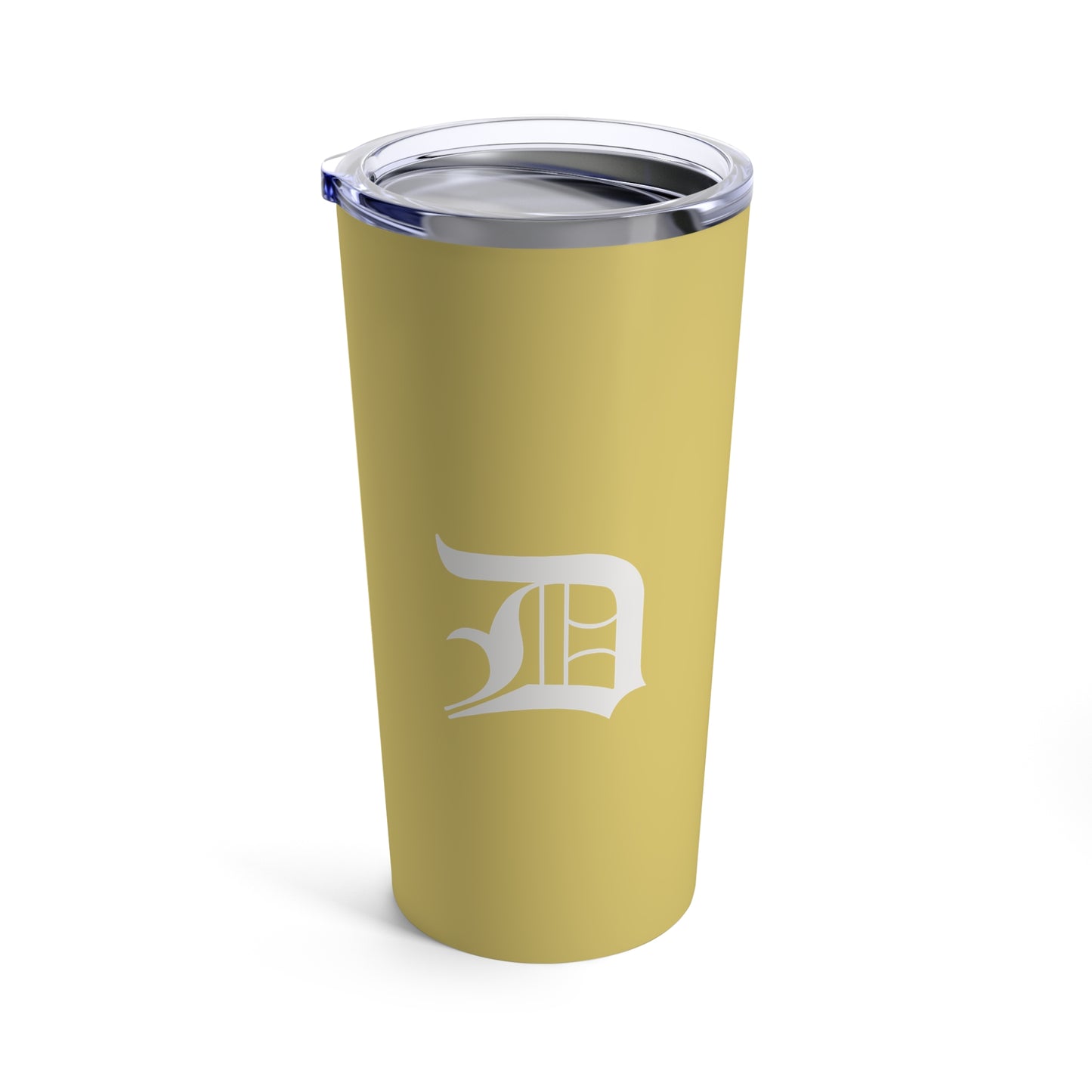 Detroit 'Old English D' Tumbler | Plum Yellow - 20oz