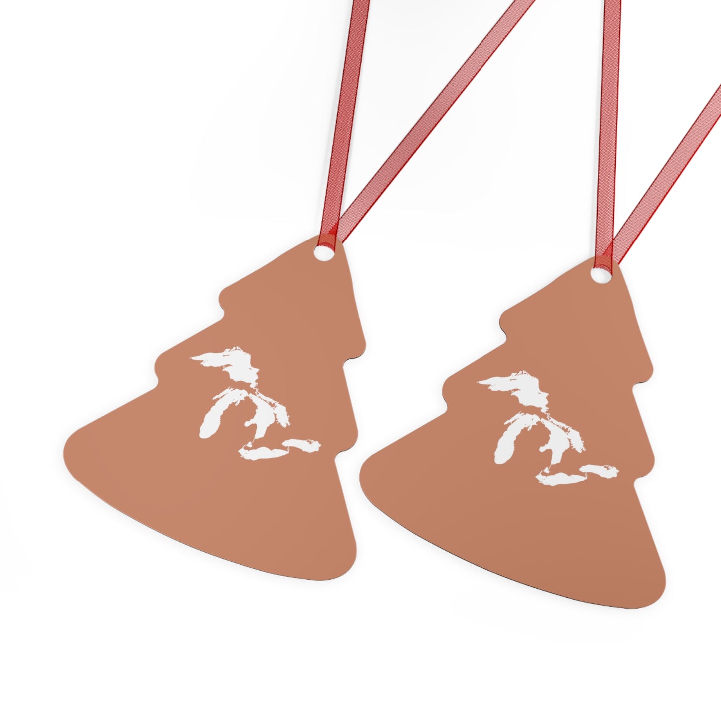 Great Lakes Christmas Ornament | Metal - Copper Color