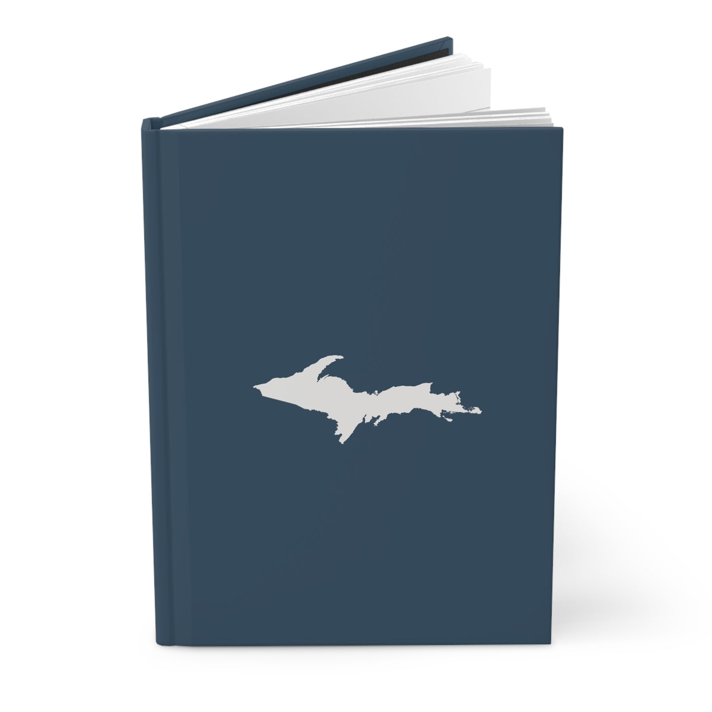 Michigan Upper Peninsula Hardcover Journal ('37 Caddie Blue w/ UP Outline) | Ruled - 150pgs