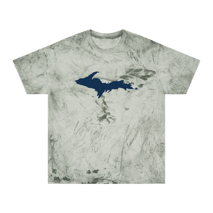 Michigan Upper Peninsula T-Shirt (w/ Navy UP Outline) | Unisex Color Blast