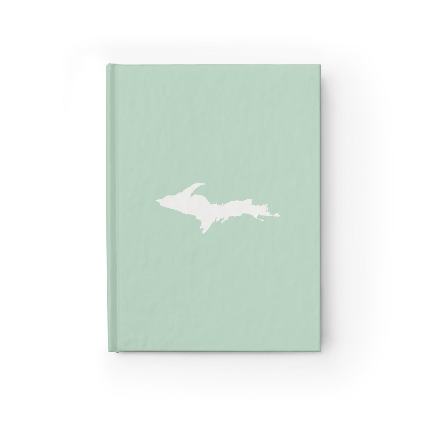 Michigan Upper Peninsula Blank Sketchbook (w/ UP Outline) | Sea Green